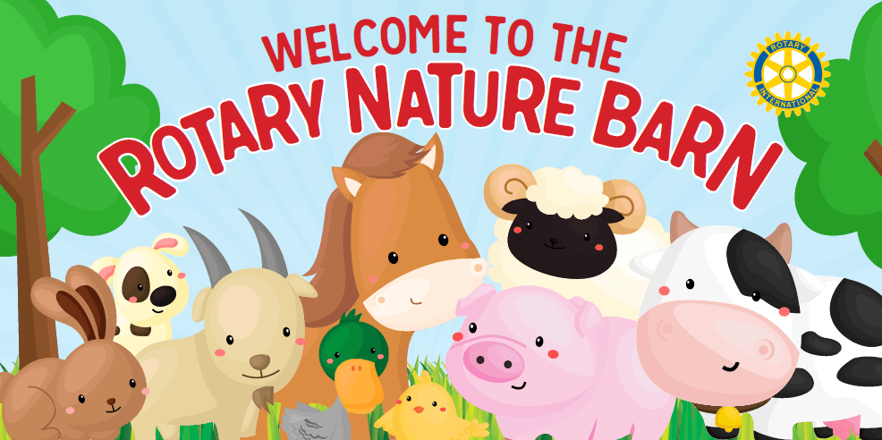 Nature Barn Welcome Sign